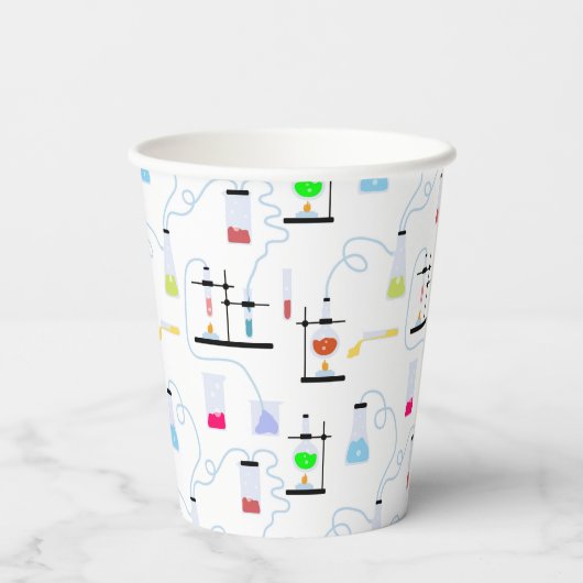 化学科学試験管研究室の科目 紙コップ (裏面)