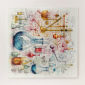 化学紙パズル ジグソーパズル (横)