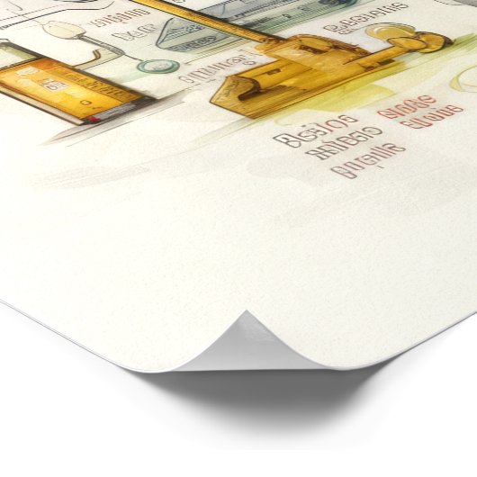 化学紙ポスター ポスター (角)