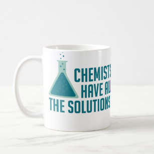化学者がすべての解決策を持つ コーヒーマグカップ