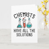 化学者には全ての解決策がある カード (黄色い花)