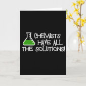 化学者には全ての解決策がある カード (黄色い花)