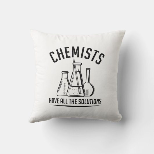 化学者には全ての解決策がある クッション (裏面)