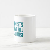 化学者には全ての解決策がある コーヒーマグカップ (中央)