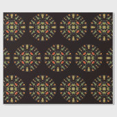 化学者のための化学実験室の植物型 ラッピングペーパー (フラット)