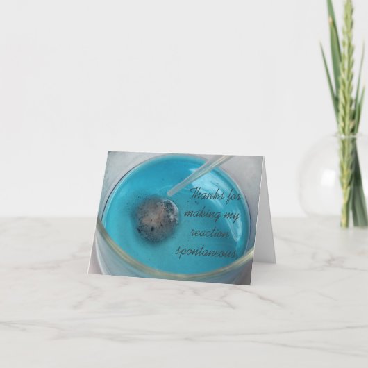 化学者のサンキューカード(II) v. サンキューカード (正面)