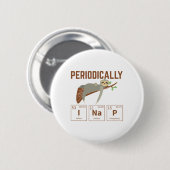 化学者のスロース |化学科学ギフト 缶バッジ (正面&裏面)