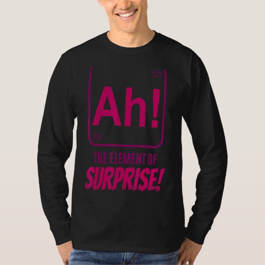 化学者の先生科学Ahシュルプの要素 Tシャツ (正面)