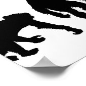 化学者の化学性女性 ポスター (角)