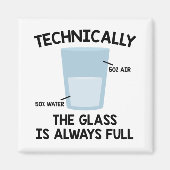 化学者の水化学生化学先生ギフト マグネット (正面)