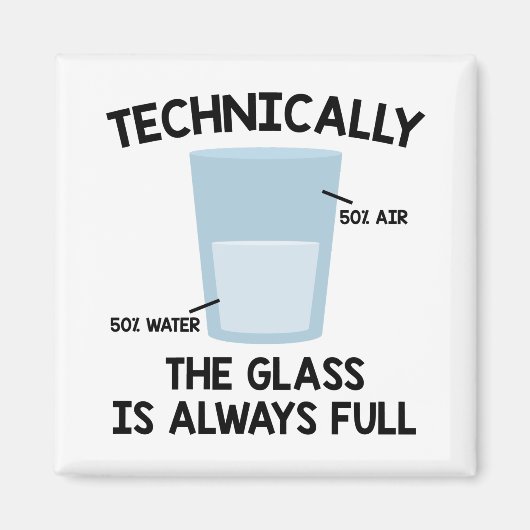 化学者の水化学生化学先生ギフト マグネット (正面)