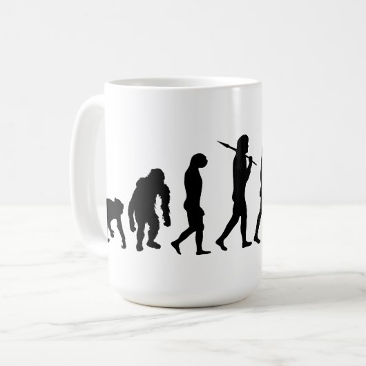 化学者の薬剤師化学進化の仕事 コーヒーマグカップ (正面左)