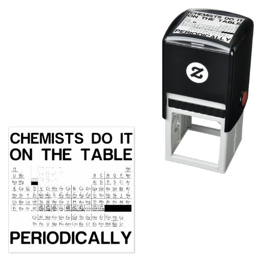 化学者は定期的にそおもしろいう セルフインキングスタンプ (インサイチュ)