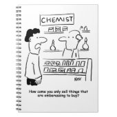 化学者は恥ずかしい製品だけを売る ノートブック (正面)