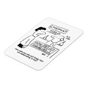 化学者は恥ずかしい製品だけを売る マグネット (左側)