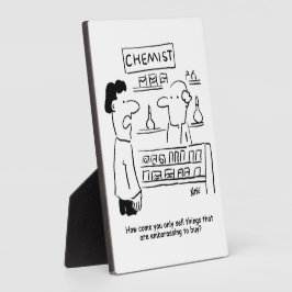 化学者は恥ずかしい製品マグしか売らなおもしろいい フォトプラーク