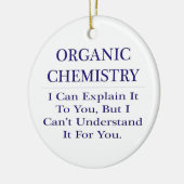 化学者オーガニックのジョーク…説明が分からない セラミックオーナメント (左)
