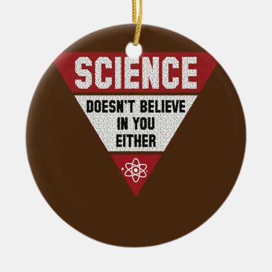 化学者要素研究員 セラミックオーナメント (正面)