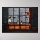 化学者 – 科学実験 ポスター (正面)