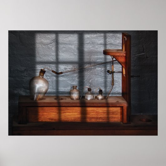 化学者 – 科学実験 ポスター (正面)