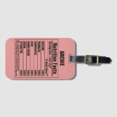 化学要おもしろい素Person特性ラグ ラゲッジタグ (正面横)