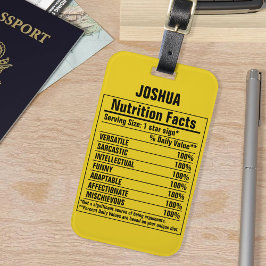 化学要おもしろい素Person特性ラグ ラゲッジタグ