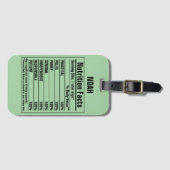 化学要おもしろい素Person特性ラグ ラゲッジタグ (正面横)