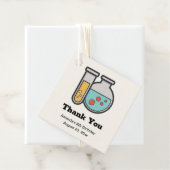 化学試験管とビーカー誕生日ありがとう フェイバータグ (インサイチュ)