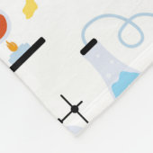 化学試験管ラボスクール科目 フリースブランケット (角)