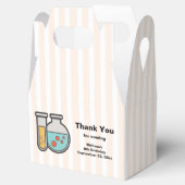 化学試験管及びビーカー誕生日 フェイバーボックス (オープン)