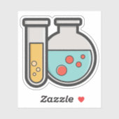 化学試験管及びビーカー シール (シート)