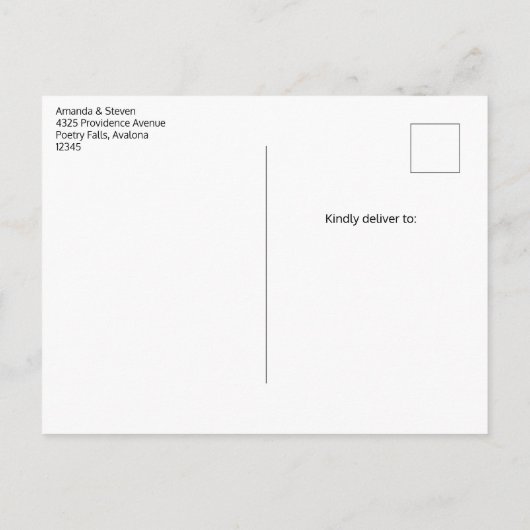 化学試験管及びビーカー 案内ポストカード (裏面)