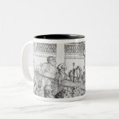 化学講議、c.1809 ツートーンマグカップ (正面左)