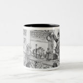 化学講議、c.1809 ツートーンマグカップ (中央)