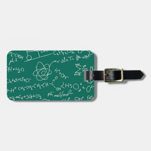 化学走り書き ラゲッジタグ (正面横)