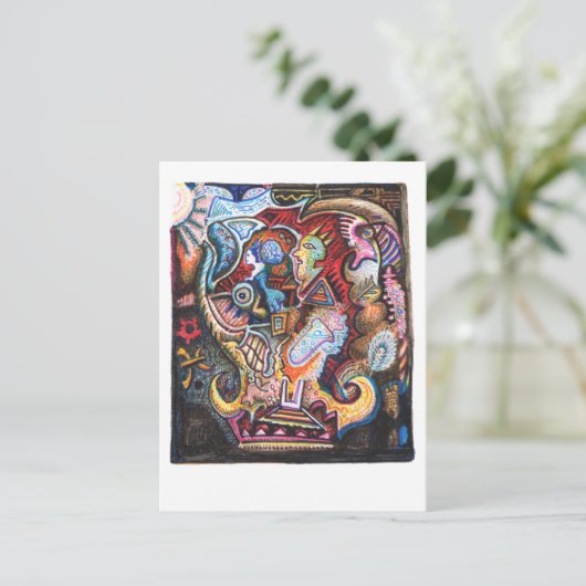 化学追跡 ポストカード (スタンド正面)