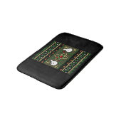 化学醜いクリスマスサイエンジニアギフト バスマット (アングル)