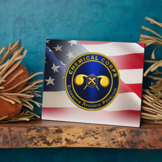 化学隊退役軍人 フォトプラーク (側面)