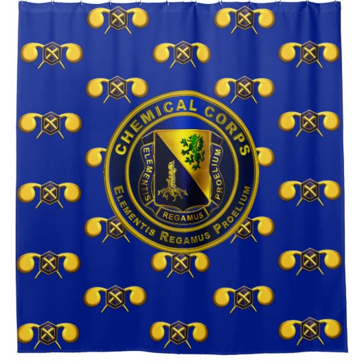 化学隊 シャワーカーテン (正面)
