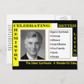 化学5を祝うこと インビテーションポストカード (正面/裏面)