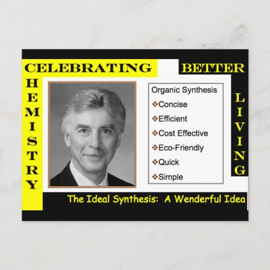化学5を祝うこと インビテーションポストカード (正面)