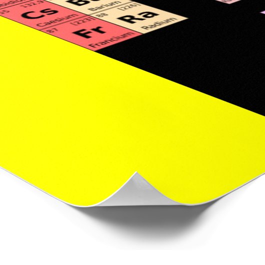 化学 ポスター (角)