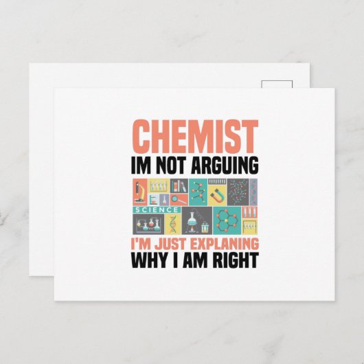 化学 ポストカード (正面/裏面)