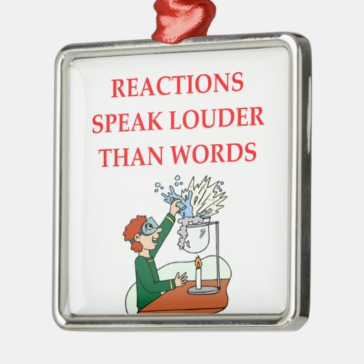 化学 メタルオーナメント (左)