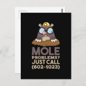 化学 – モルの問題 ポストカード (正面/裏面)