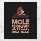 化学 – モルの問題 ワインラベル (シングルラベル)