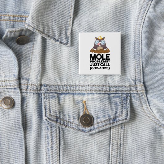 化学 – モルの問題 缶バッジ (インサイチュ)