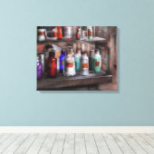 化学 – 実験準備 キャンバスプリント (インサイチュ (ウッドフロア))