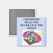 化学：決してスプーンを舐めない マグネット (正面/裏面)