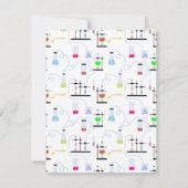 化学 理科 実験管 研究室 学校 教科 サンキューカード (裏面)